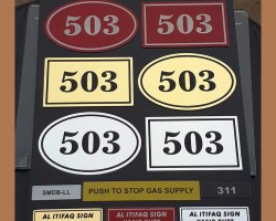 pvc engraving available in silver, gold, red, yellow, green, black, and white, colors.